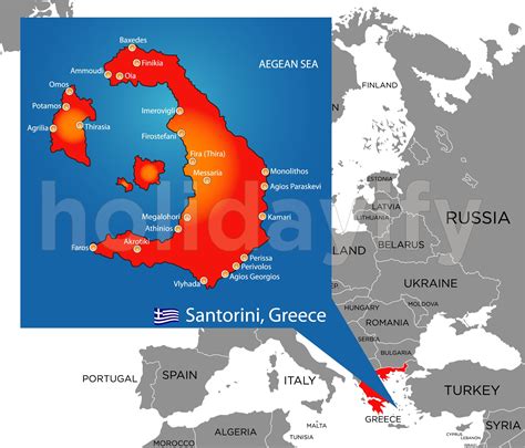 Where is Santorini - Holidayify.com