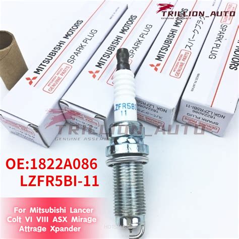 Spark Plug Iridium1822A086 / NGK LZFR5BI-11 for Mitsubishi Mirage G4 ...