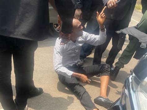 How Labour Party Chairman Abure Was Arrested Dragged On The Ground