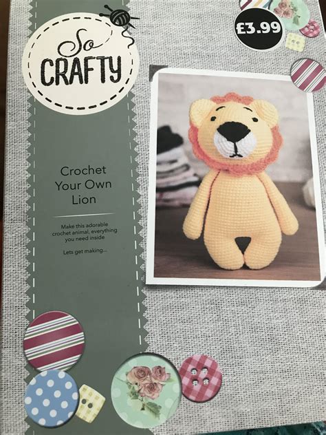 This lion kit from Aldi really puts the crotch in crochet : r/CasualUK