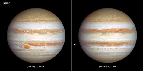 hubble tracks jupiters stormy weather  giant planet ju flickr