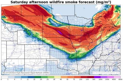 Canadian Wildfire Smoke Is Pouring Into The United States Again The