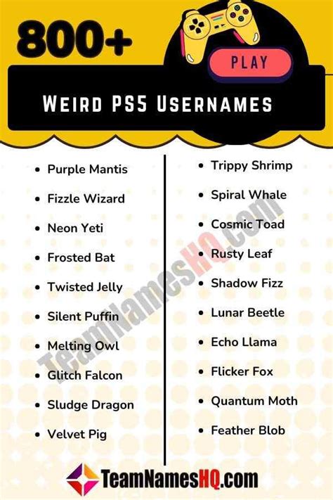 Ultimate List Of 850 Best Ps5 Username Ideas For Every Gamer