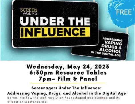 Screening Screenagers Under The Influence Vaping Drugs And Alcohol In