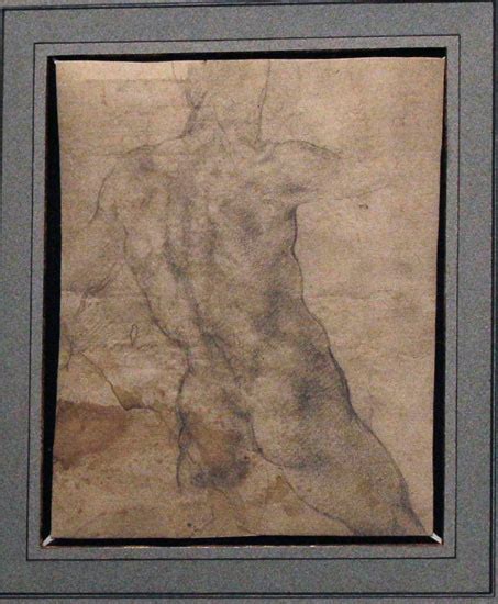 Attempted Bloggery Michelangelo S A Male Nude Seen From Behind
