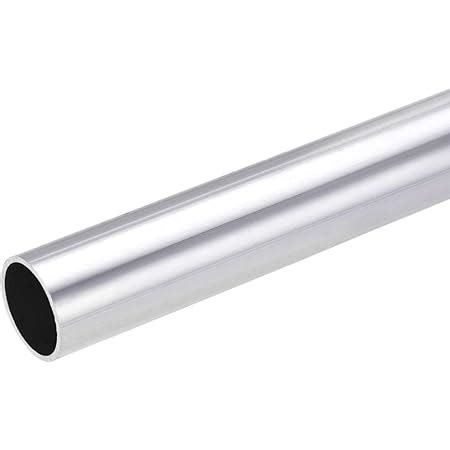 sourcing map 6063 Aluminium Rond Tube 25mm OD 21mm Intérieur Diamètre