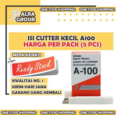 Lusinan Pack 12 PACK Refil Isi Cutter Kenko Kecil A 100 A 100