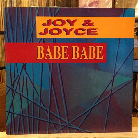 Joy Joyce Babe Babe Vinyl 12 1991 DE Original HHV