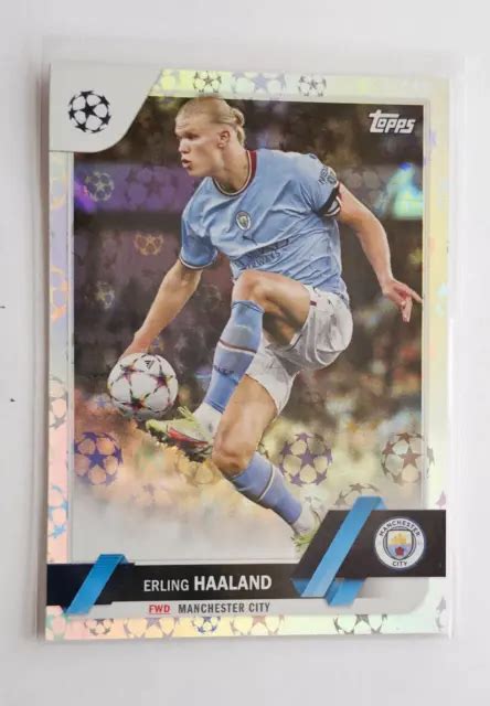 Erling Haaland Topps Uefa Starball Parallel Topps Eur