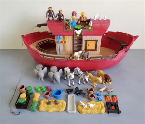 PLAYMOBIL 3255 Bateau L arche de Noah Noé Animaux savane ferme