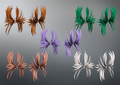 X Fashion Crow Lace Lingerie Wings For Genesis And Females Daz D