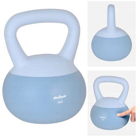 Kup Soft Kettlebell 5kg Rebel Miękkie Pcv Bezpieczne Ciche Hantel Do Na