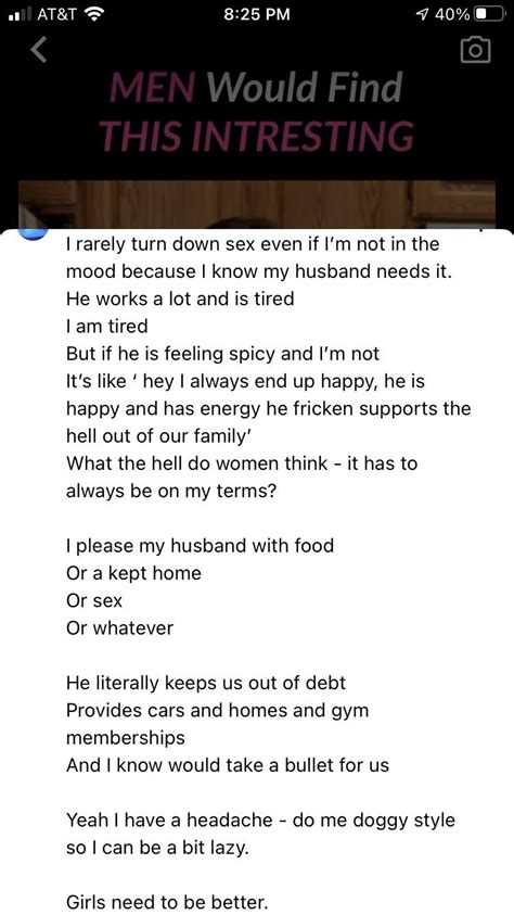 Why Do Women Think Consenting To Sex Has To Be On Their Terms R Notliketheothergirls