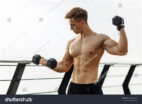 Muscular Handsome Strong Man Naked Torso Stock Photo Shutterstock