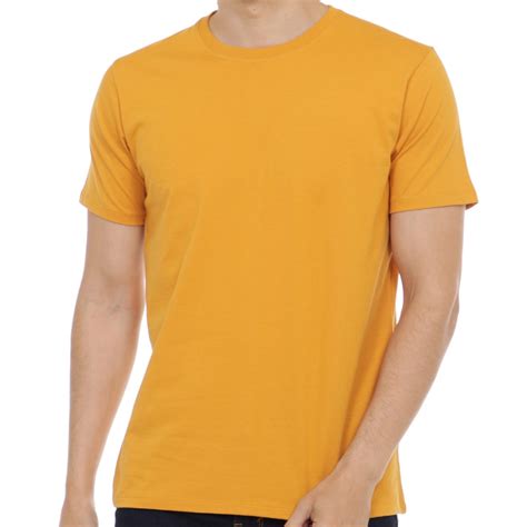 Jual KAOS POLOS LENGAN PENDEK COTTON COMBED 30S MUSTARD Shopee Indonesia