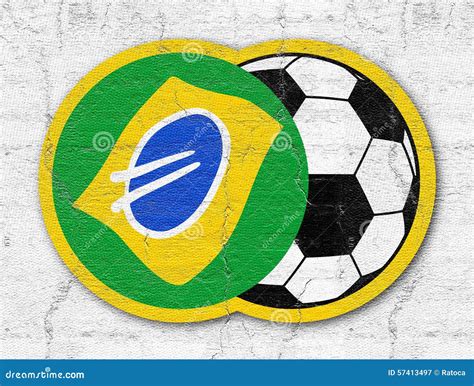 Brazil Soccer Symbol Stock Illustration Illustration Of Country 57413497