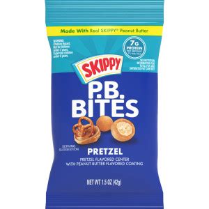 Skippy P B Bites Pretzel Oz Pouch Hormel Foodservice