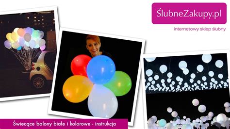 Balony magiczne zmieniające kolory sklep ślubny SlubneZakupy pl