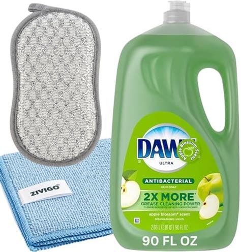 Dawn Dish Soap Antibacterial Hand Soap Includes 1 Dishwashing Liquid Refill