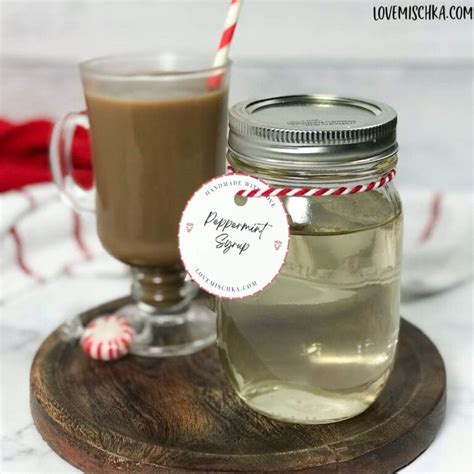 how to make peppermint syrup