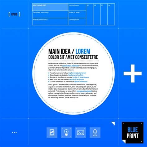 page  blue chart business vectors illustrations