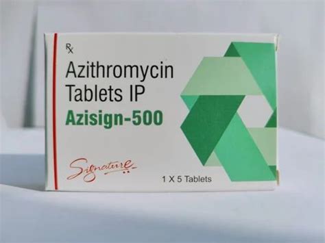 Azisign Azithromycin Tablet 500 Mg At Rs 170 Box In Umred ID