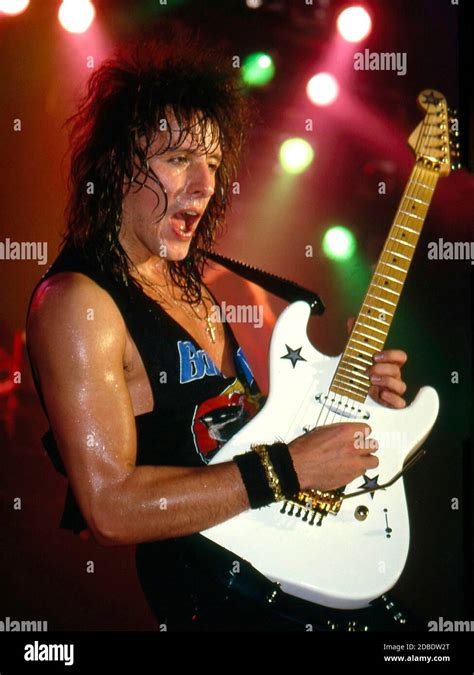 Bon Jovi Live At Norwich Playhouse 1986 Stock Photo Alamy