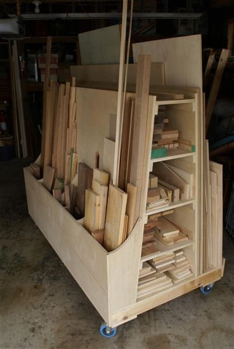 Vertical Lumber Storage Ideas - WoodWorking Projects & Plans