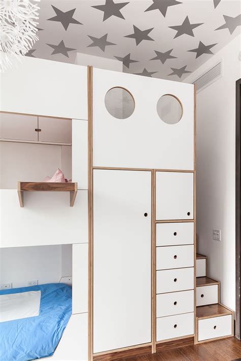 Casa Kids Designed a Triple Bunk Bed Packed with Storage for Kids ...