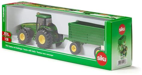 SIKU Tracteur John Deere Avec Remorque Basculante Planet Passions