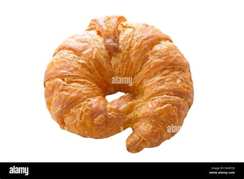 Croissant Isolated On White Background Stock Photo Alamy