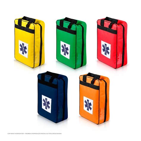 Kit Bolsa De Resgate Mochila Coloridas 192 Ambulância Aph em Promoção