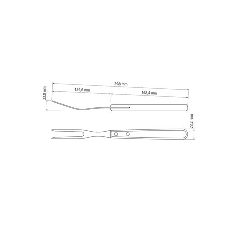 Fourchette D Couper Dynamic Inox Et Bois