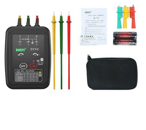 Бесконтактный тестер последовательности фаз DYXZ-03 купить по выгодной ...