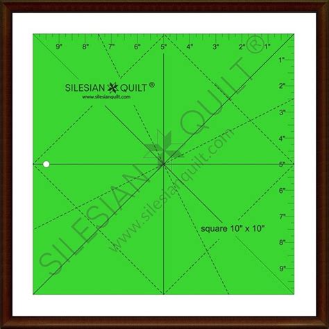 Quadrat 10 Zoll