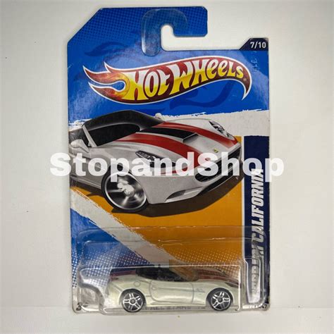Jual Mainan Hot Wheels Hotwheels Ferrari California Putih Hw Allstar Shopee Indonesia
