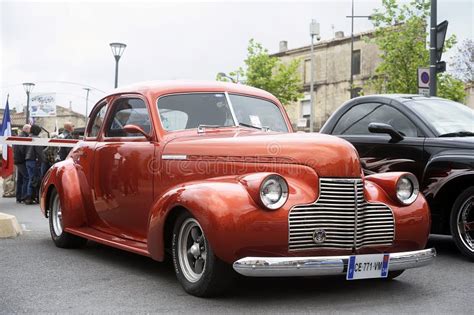 Orange Hot Rod Parked Editorial Stock Photo Image Of Vehicle 71648408