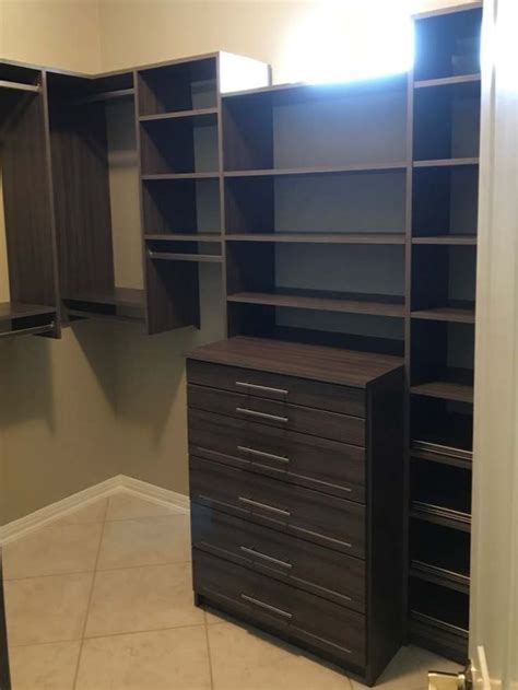 Milk Chocolate Walk In Closet Custom Closets Custom Closet Design