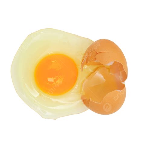 Egg Protein Cholesterol Broken Egg Yolk Breakfast Raw Png