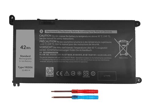 Amazon YRDD6 42WH Laptop Battery For Dell Inspiron 14 5480 5482