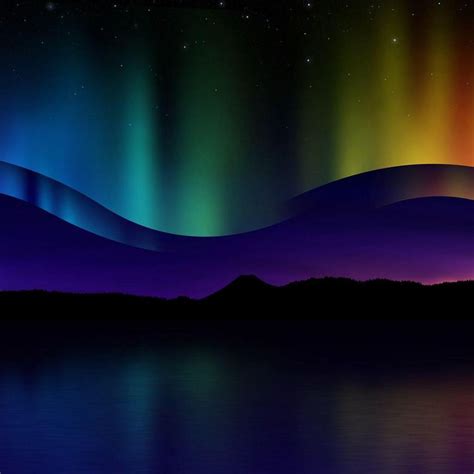 Purple Northern Lights Wallpapers on WallpaperDog