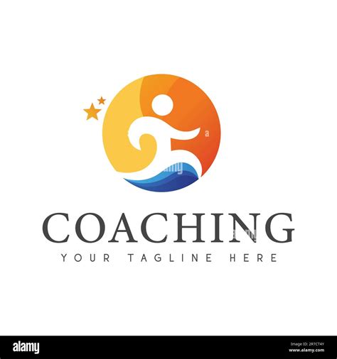 Coaching Logo Design Life Coach Human Icon Training Career Consultation