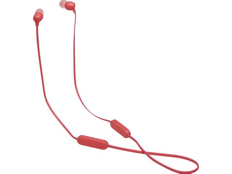 JBL Tune 125 BT Bluetooth fülhallgató, piros