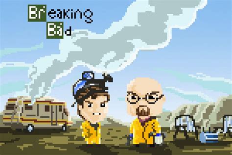 Breaking Bad Pixel Art Pattern