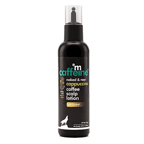 Buy MCaffeine Naked Raw Cappuccino Coffee Scalp Lotion Anti Dandruff Enhances Hair Health