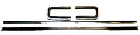 1966 1967 Dodge Charger Stainless Steel Taillight Trim Molding Set