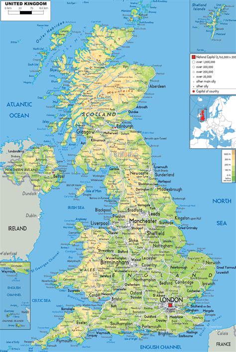 united kingdom europe map