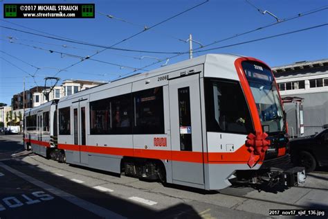 San Francisco Municipal Railway Siemens S200 Lrv4 Streetcars No 2001