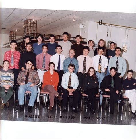 Photo De Classe Bac Pro De 1996 Lycee Hotelier Et De Tourisme