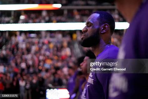 Lebron James National Anthem Photos And Premium High Res Pictures